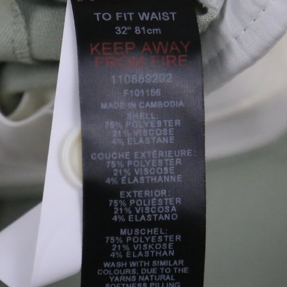 ASOS Design Wide Leg Cargo Smart Shorts in Dusky Green Size 32 - Picture 5 of 7